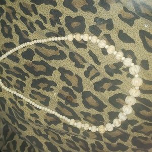 Real bone vintage necklace